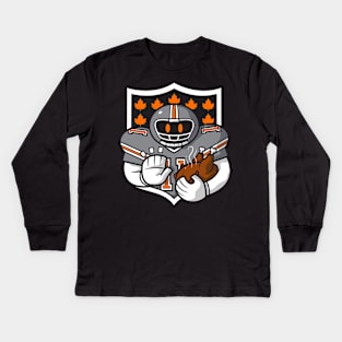 Thanksgiving Game Kids Long Sleeve T-Shirt